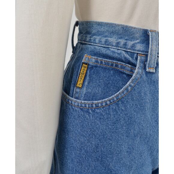 Vintage 90s Armani Jeans High Waisted Tapered Leg Cropped Ankle Length Jeans 28 - Picture 9 of 9